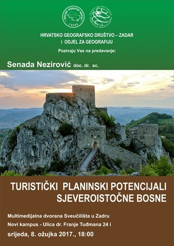Predavanje "Turistički planinski potencijali Sjeveroistočne Bosne"